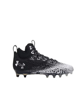 Under Armour Women's Spotlight Clone MC Lacrosse Cleats Black White Size 7.5 NWT